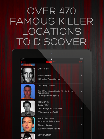 killer gps: crime scene, murder locations and serial killers ipad images 1