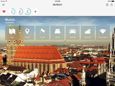munich offline map and guide by tripomatic ipad images 1