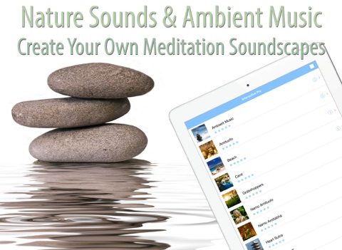 meditation sounds and ambient music to meditate iPad Captures Décran 1