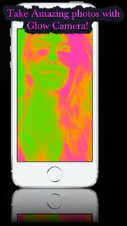 glow camera - view crazy cool neon fluorescent rainbow splash colors iphone bildschirmfoto 1