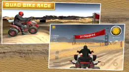 quad bike race - desert offroad iphone images 1