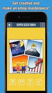 super sized emoji - big emoticon stickers for messaging and texting iphone images 2
