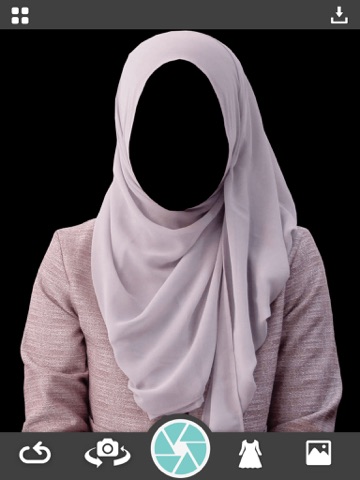 hijab woman photo making - montage ipad images 3