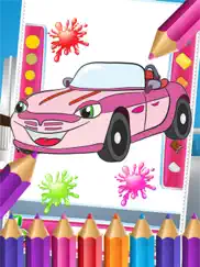 car in city coloring book world paint and draw game for kids ipad images 2