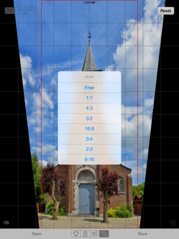 perspective corrector iPad Captures Décran 3