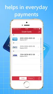 credit cards and cheques keeper iphone images 1