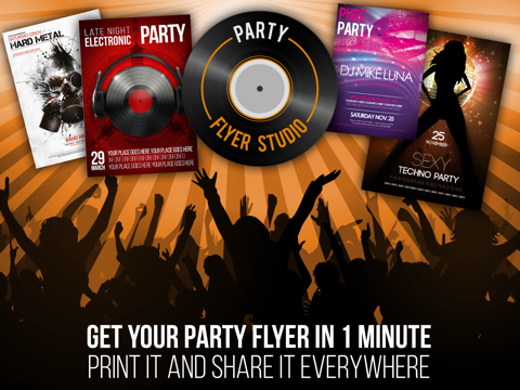 party flyer studio ipad resimleri 1