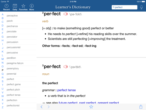 learner's dictionary - english hd ipad images 3