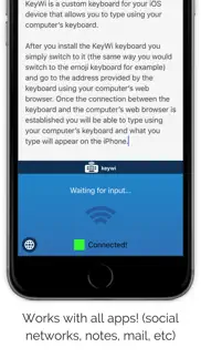 keywi keyboard - type faster on your device using your computer's keyboard iphone images 3