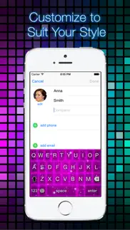 glow keyboard customize theme iphone resimleri 2