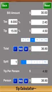 tip calculator-- iphone images 1