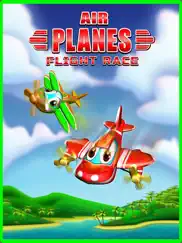 airplane race -simple 3d planes flight racing game ipad images 1