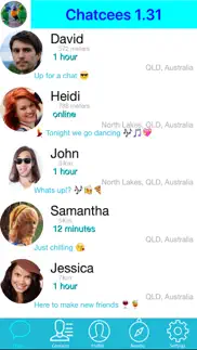 chatcees messenger iphone capturas de pantalla 1