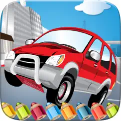 car in city coloring book world paint and draw game for kids logo, reviews