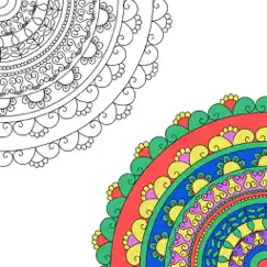 adult coloring book - free fun games for stress relieving color therapy and share logo, reviews