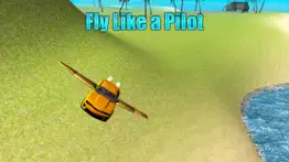 flying car driving simulator free: extreme muscle car - airplane flight pilot iphone images 1