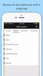420 connect iPhone Captures Décran 1