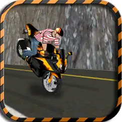 mountain highway traffic motor bike rider – throttle up your freestyle moto racer to extreme logo, reviews