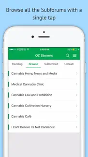 oz stoners cannabis community iphone capturas de pantalla 2