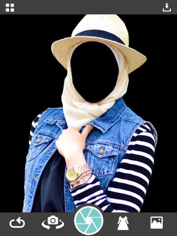 hijab woman photo making - montage ipad images 2