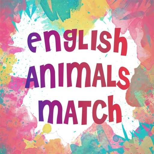 English Animals Match - A drag and drop kid game for learning english easily app reviews download