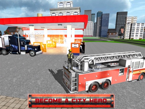 fire fighter emergency truck simulator 3d ipad images 1