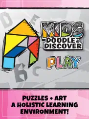 kids doodle & discover: alphabet, endless tangrams ipad images 1