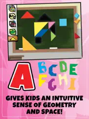 kids doodle & discover: alphabet, endless tangrams ipad images 2