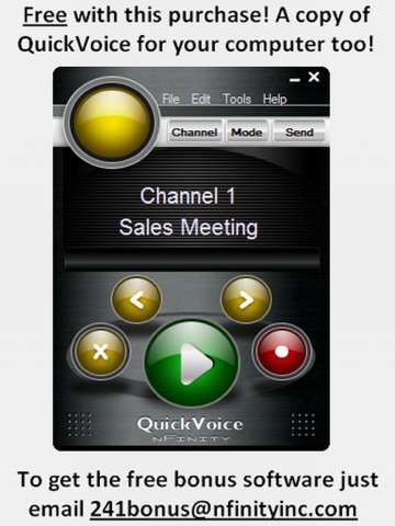 quickvoice2text email (pro recorder) ipad images 2