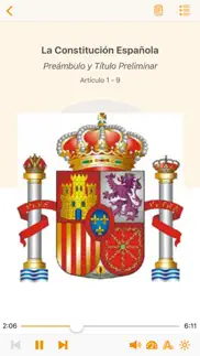 la constitución española en audioebook iphone capturas de pantalla 2