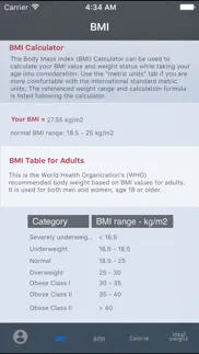 simple diet plan for ideal weight loss - daily calorie intake counter with healthy bmi calculator to lose fat iphone images 3
