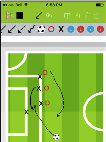soccer blueprint lite - clipboard drawing tool for coaches ipad images 2