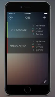 timecard pro - hours & work schedule tracking iphone images 2