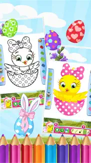 easter egg coloring book world paint and draw game for kids iphone images 2
