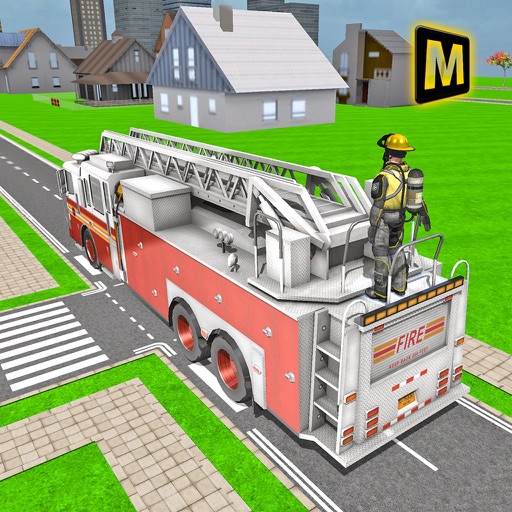 Fire Fighter Emergency Truck Simulator 3D app reviews download