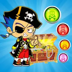 pirate prince treasure bubble shooter pop logo, reviews