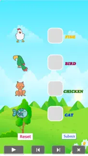 english animals match - a drag and drop kid game for learning english easily iphone images 2