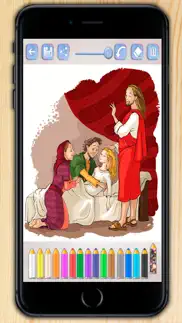 bible coloring book - bible to paint and color scenes from the old and new testaments iphone images 3