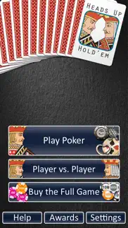 heads up: hold'em (free poker) iphone images 4