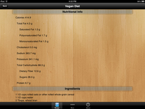 vegan diet free - a vegan guide to healthy eating iPad Captures Décran 3