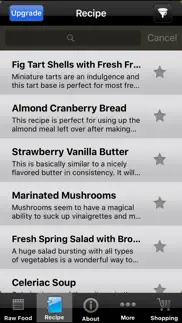 raw food diet free - healthy organic food recipes and diet tracker iPhone Captures Décran 1