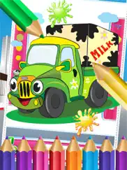 car in city coloring book world paint and draw game for kids ipad images 4