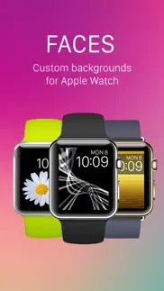 faces - custom backgrounds for the apple watch photo watch face iphone resimleri 1