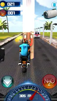 moto bike city traffic speed race 3d iphone images 2