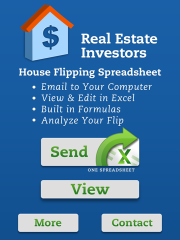 house flipping spreadsheet real estate investors iPad Captures Décran 1