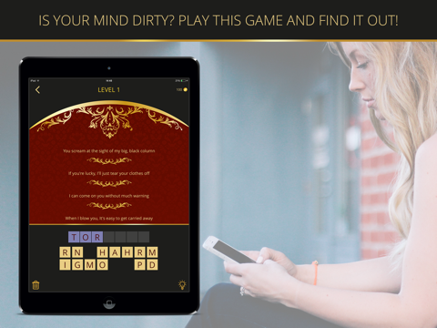 dirty mind game - a sexy game of naughty clues and clean answers free iPad Captures Décran 3