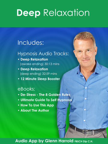 deep relaxation hypnosis audioapp-glenn harrold ipad images 1
