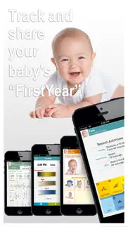 firstyear - baby feeding timer, sleep, diaper log iphone images 1
