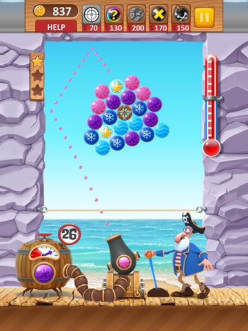 bubble shooter archibald the pirate ipad images 3