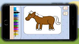 color farm animals - coloring book iphone images 4